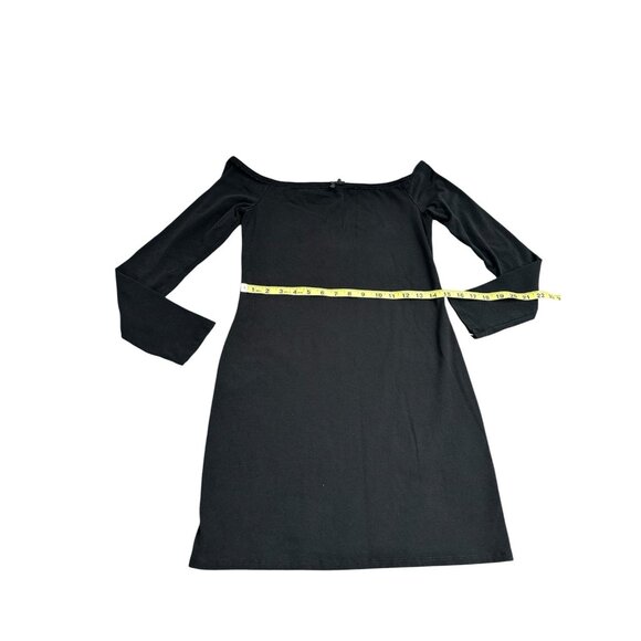 Wild Fable Black Off The Shoulder Long Sleeve Dress Size L - Picture 4 of 5